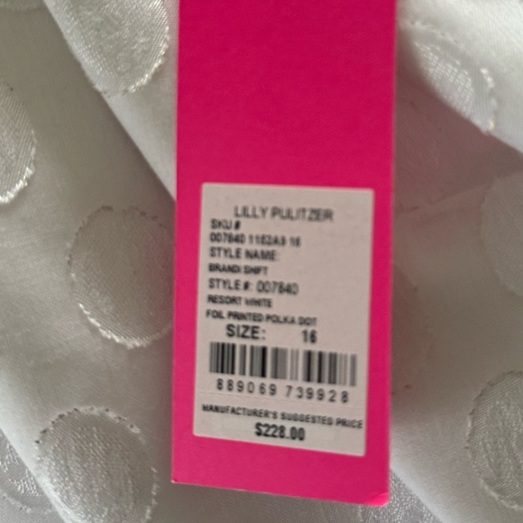 White on white Lilly Pulitzer dress - Picture 5 of 9